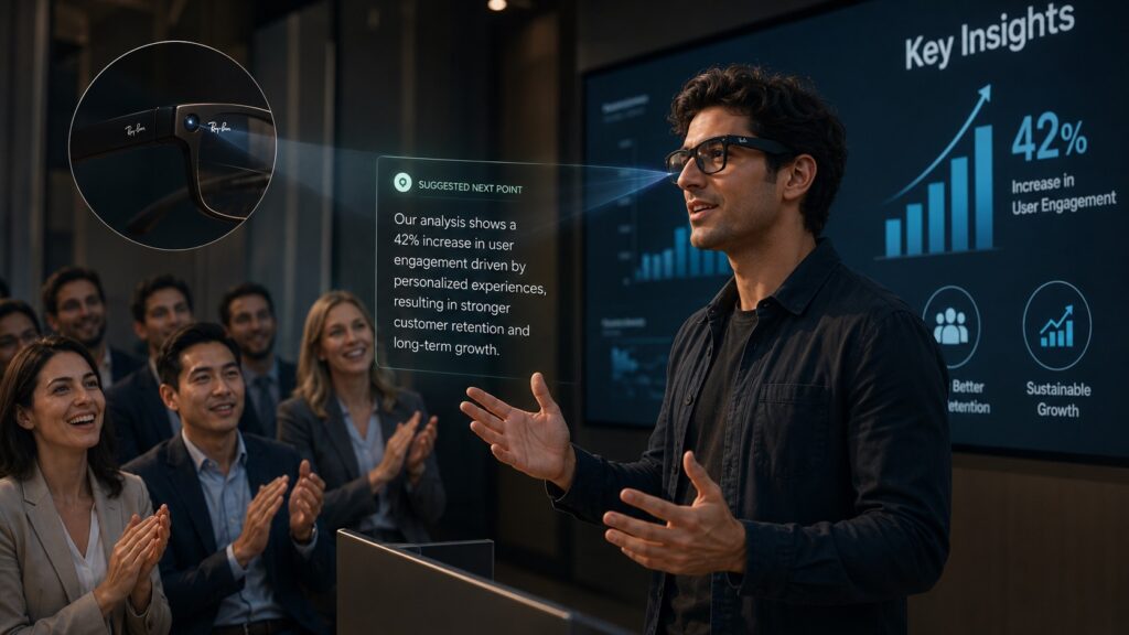 Ambient AI Glasses, the screenless face

